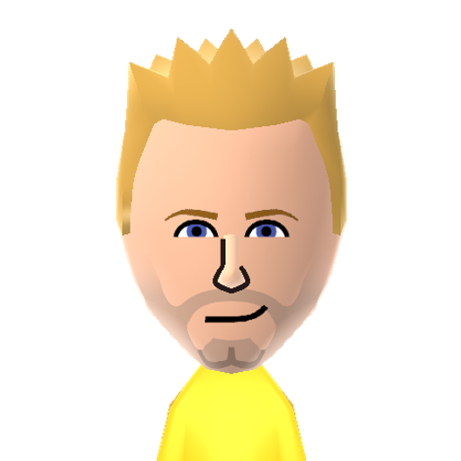 Chuck Mii character preview