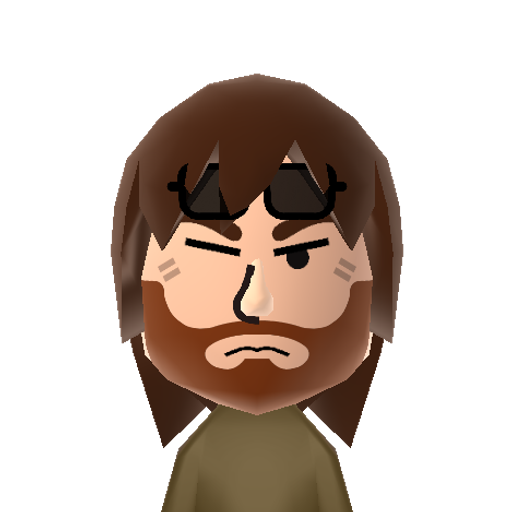 Snake Mii character preview