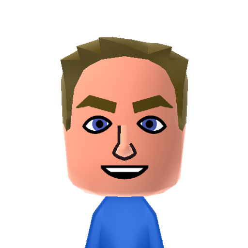 Tim Tebow Mii character: The dual threat quarterback from the Denver Broncos.