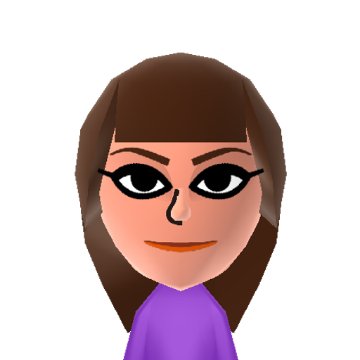 MorganWebb Mii character: Co-host of "X-Play" on the G4 Network and host of the show "G4 Underground".