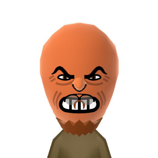 Baraka Mii character: Tarkatan warrior from the Mortal Kombat series.