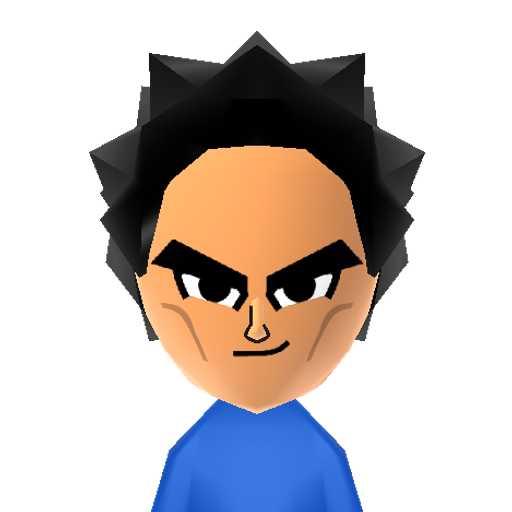 VEGETA Mii character preview