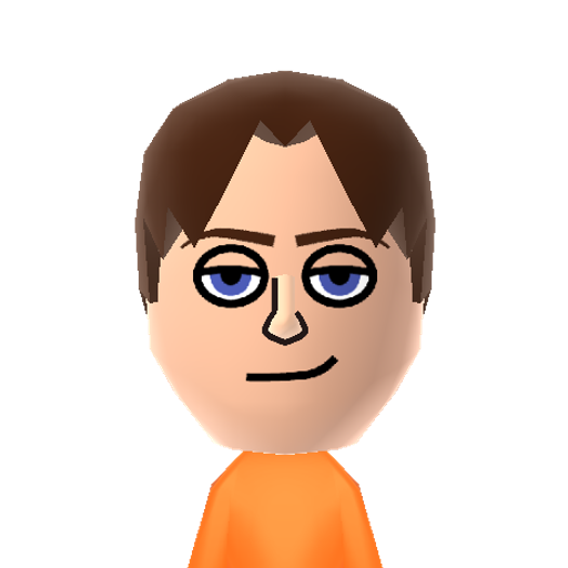ProJared Mii character: Also known as ProJared, he is a youtube star, as well as a member of NormalBoots.com.