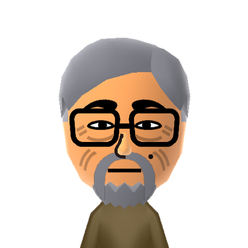 Hayao Mii character: The director of Studio Ghibli movies.