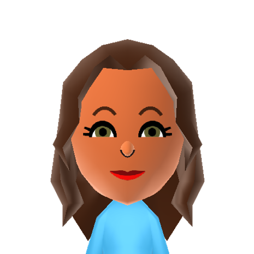 Sofia Mii character: A Mii from Wii Sports Resort: Meme Squad, a mod for Wii Sports Resort
