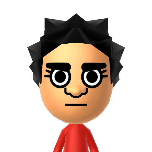 ? Mii character: A Mii uploaded to Check Mii Out Channel (WiiLInk)