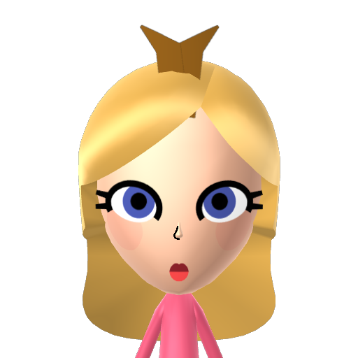 ? Mii character: A Mii uploaded to Check Mii Out Channel (WiiLInk)