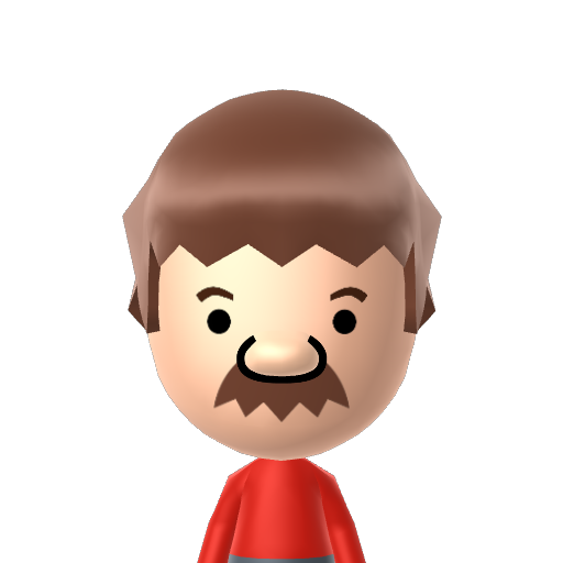 Mawio Mii character: A meme version of Mario from the Mario Bros. franchise found on the mii sharing feature in Miitopia for switch.