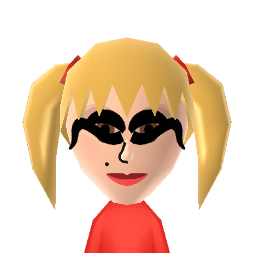 harley Mii character: Masked Harley Quinn from Batman comics.