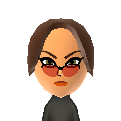 Lara Croft Mii character preview