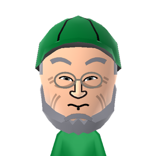 Si Rbrtson Mii character: From the Hit A&E Show "Duck Dynasty". Often talks about his Days in 'Nam and Carries around a Tupperware cup filled with iced tea!