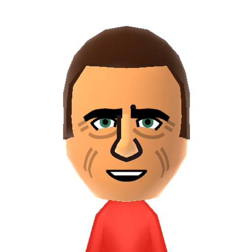 MelMax Mii character: Actor Mel Gibson. Famous for his role in Brave Heart, Lethal Weapons, and many other memorable action movies.
