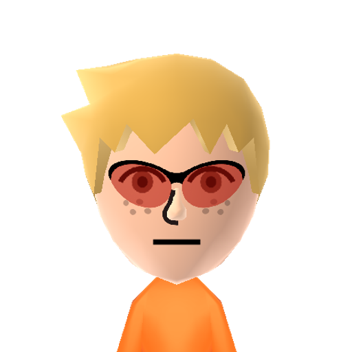 Dirk Mii character preview