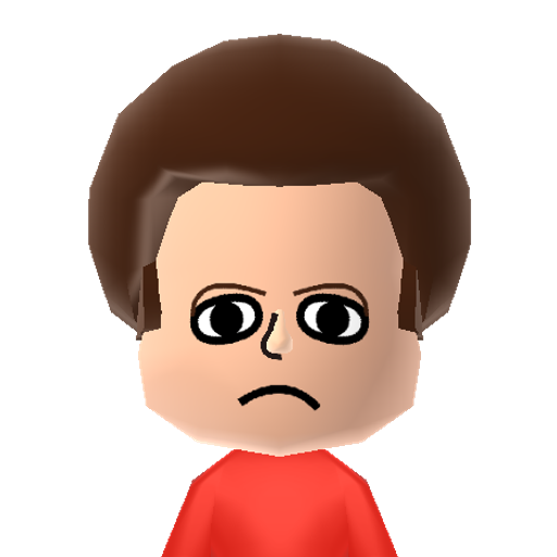 Allan Mii character: Miiverse user famous for his tragic love story with Nicole, another Miiverse user. Their story was retold on YouTube by CurtDogg.