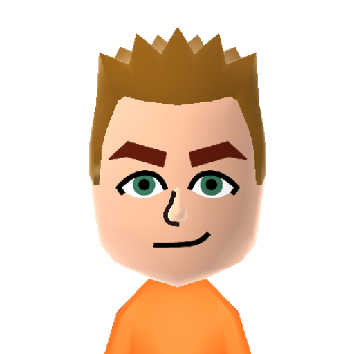 Juan Mii character: A Mii used for Nintendo Network ID jllanes by Juan.