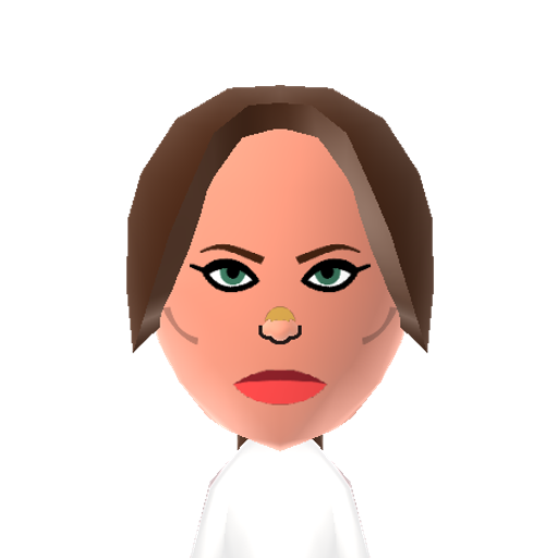 Angelina Mii character: Academy Award winning movie star and philanthropist.