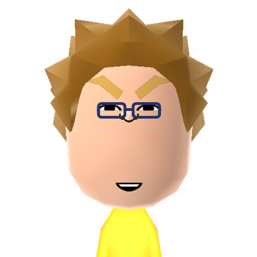 Merin Mii character: The Merin Mii that is Spencer’s original Mii on WiiLikeToPlay