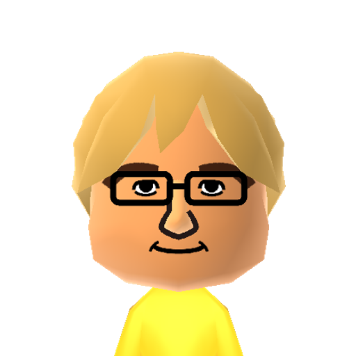 Georgie Mii character: Custom CPU Miis made by DezzyTheMaker, also used Mii Olympics in Wii Sports, Mii Olympics in Wii Sports Resort, and Mii Olympics in Wii Party, a Mod for Wii Sports, Wii Sports Resort, and Wii Party respectivel.