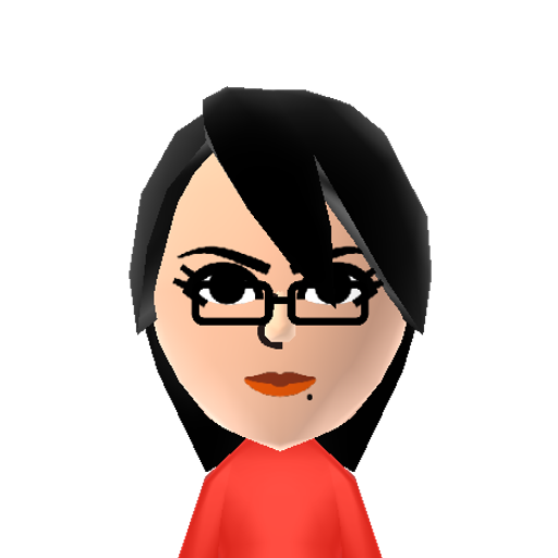 Bayonetta Mii character: These are extracted and derived from the Mii Central Miis from the 3DS Miitopia.