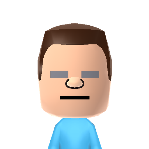 Herobrine Mii character preview