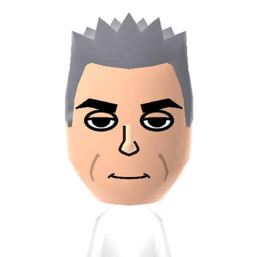 David B. Mii character: Grammy, Academy Award and Golden Globes winning member of the Rock and Roll Hall of Fame and founder of New Wave band Talking Heads
