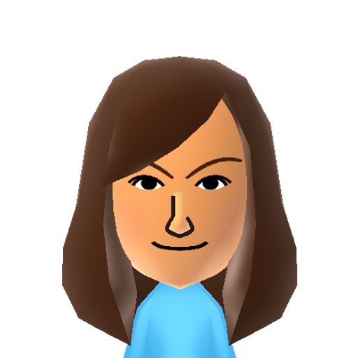 AiSugiyama Mii character: She is a retired professional tennis player form Japan. She is now a fellow trainer along side with Shuzo Matsuoka. This is her official special mii for the 3DS game, "Mario Tennis Open".