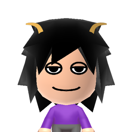 Gamzee Mii character preview