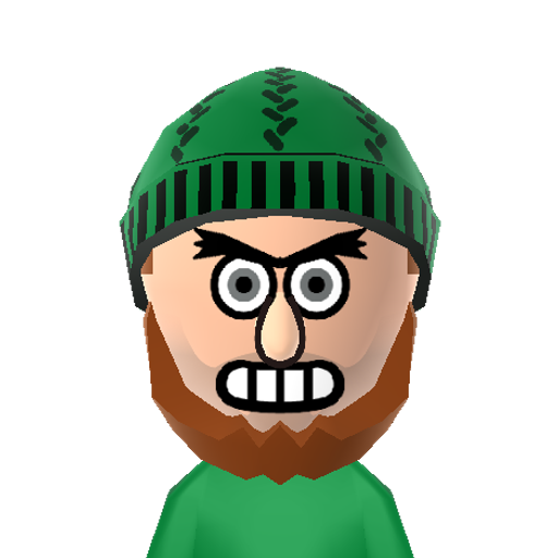 Manly Dan Mii character: Lumberjack from the Disney animated cartoon "Gravity Falls"