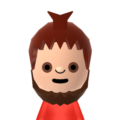 Po Mii character: The red Teletubbie from the Cbeebies TV show: "Teletubbies"