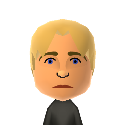 Brad Pitt Mii character: A young version of the actor / sex symbol.