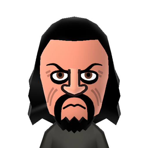 Undertaker Mii character: The Deadman of the WWF & WWE, known for his incredible winning streak at Wrestlemania. "REST. IN. PEACE!"