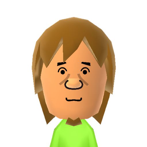 Shaggy Mii character preview