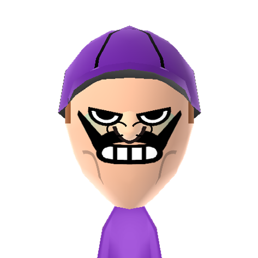 Waluigi Mii character preview
