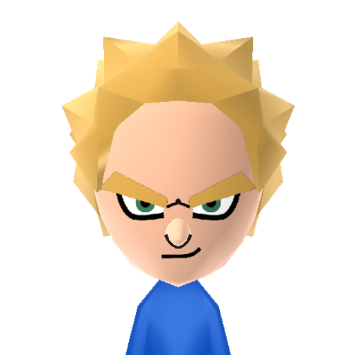 S.S.Vegeta Mii character: Vegeta from the anime/manga "Dragon Ball" when transformed into a Super Saiyan.