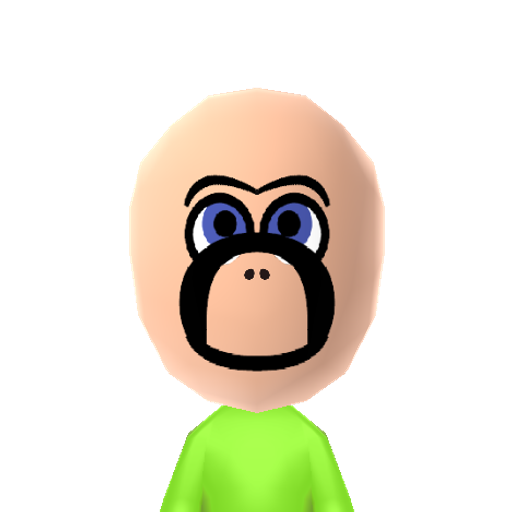 Yoshi Mii character preview