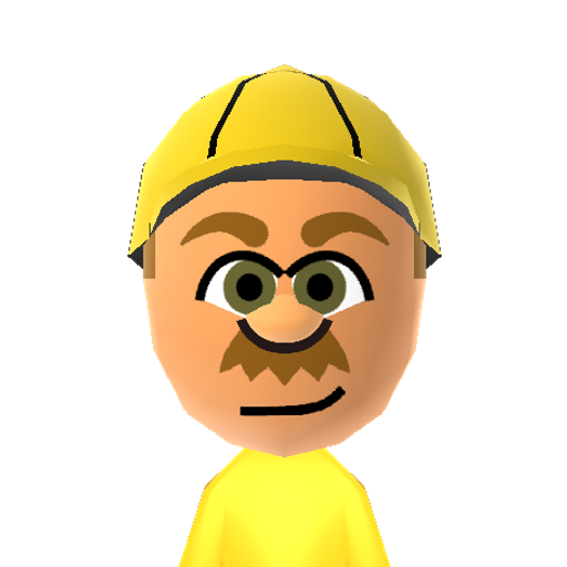 Gold Mario Mii character: Mario in his gold form when he gets the gold flower from New Super Mario Bros. 2