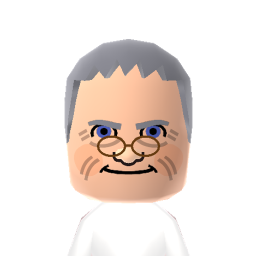 NINTENDO Mii character: A Mii found in unused WaraWara files