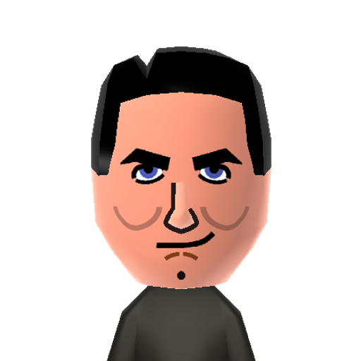 Cary Grant Mii character: The prototypical debonair leading man from Hollywood's golden era.