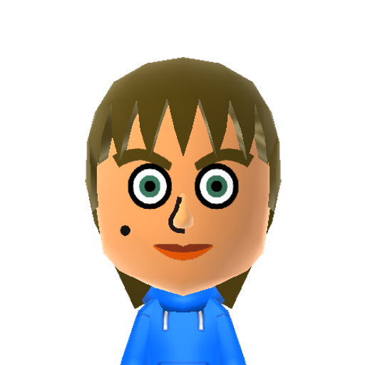 Blake Mii character: Blake, the son of Mr. Bean and Squishy on JVGS's island. (Source: www.jvgs.net/tlblog/qrcodes.htm)