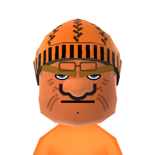 The Thing Mii character preview