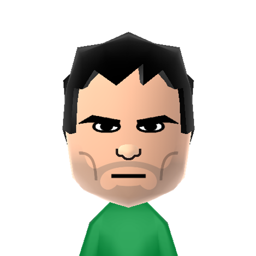 Chris Mii character: Character from "Resident Evil 5"