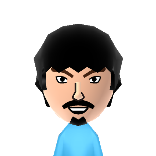 PIEGUYRULZ Mii character: YouTuber known as PieGuy for short. He produces rants, game reviews, comical videos, and videos where he plays video games and talks about them.