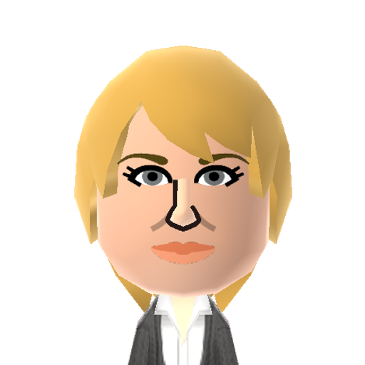 Miley C. Mii character: pop singer and daughter of Billy Ray Cyrus