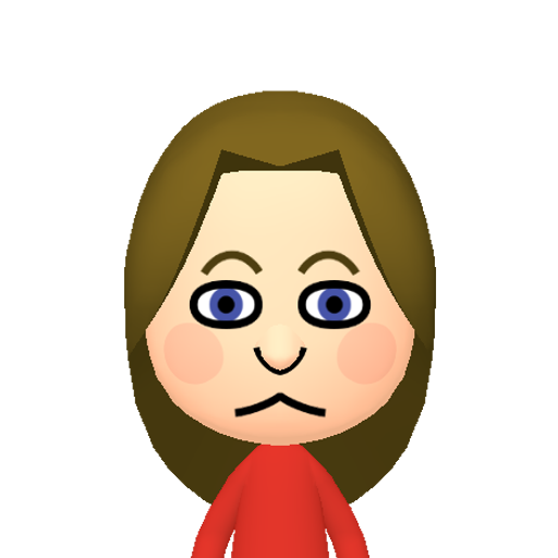 烸烶焋焂焎牾牻牼牿猝 Mii character: This Mii is from the Switch SDK as a SampleDB Mii.
