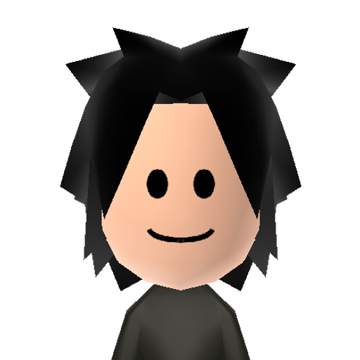 Two Time Mii character: Hi im two time and my pronouns are they them