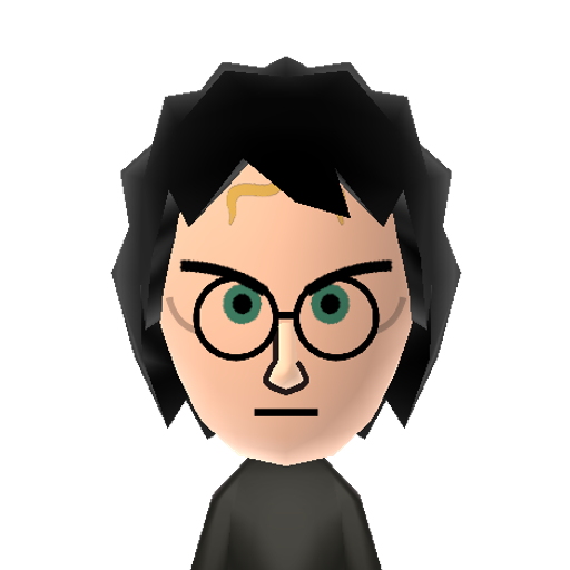 Potter Mii character: Boy wizard from "Harry Potter".