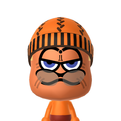 Garfield Mii character: These are extracted and derived from the Mii Central Miis from the 3DS Miitopia.