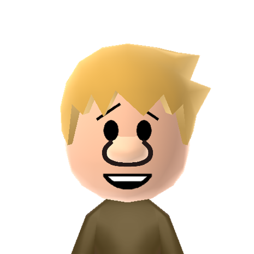 Barney Mii character preview