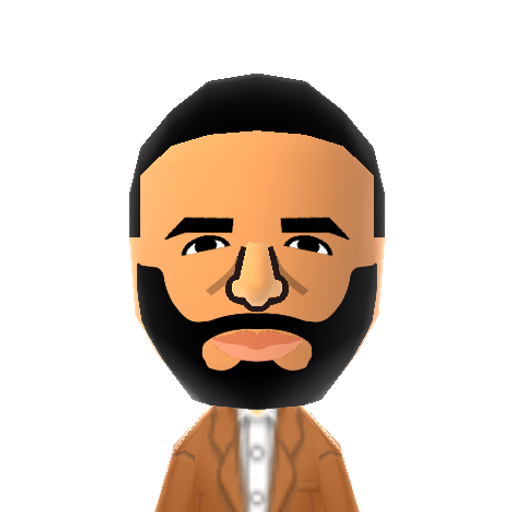 Drake Mii character preview