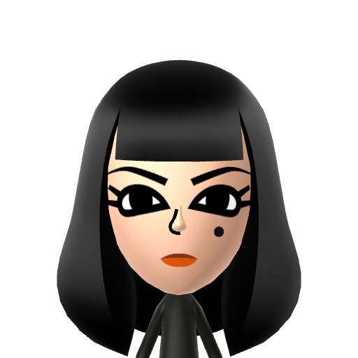 Gothica Mii character: These are extracted and derived from the Mii Central Miis from the 3DS Miitopia.